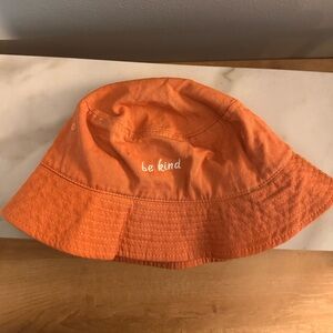 Be Kind Orange Bucket Hat
